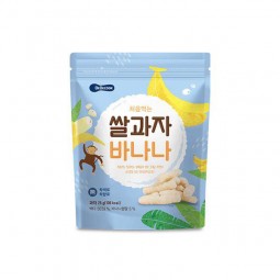 처음 먹는 쌀과자 바나나