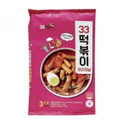 33 떡볶이 오리지널 3인 (밀떡볶이350+어묵96+국물소스120)