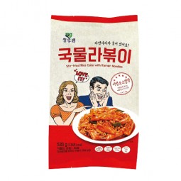 추억의 국물 라볶이 (떡볶이+라면+소스+건더기)