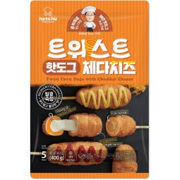 트위스트 핫도그 체다치즈